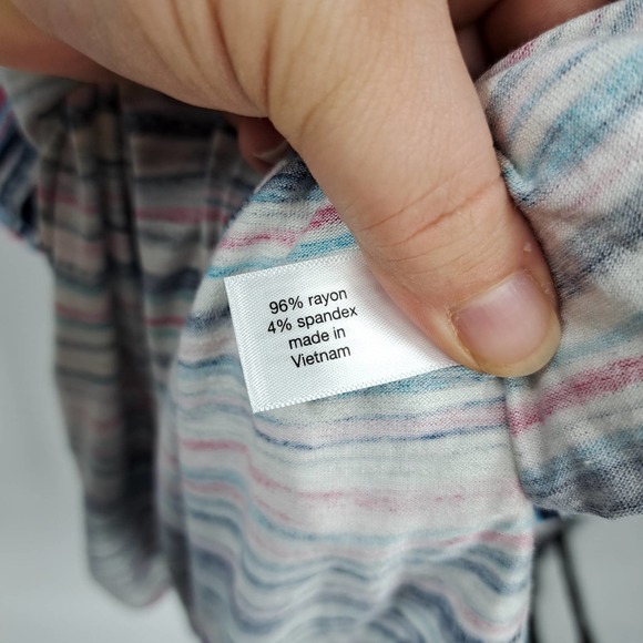 Lane Bryant Multicolor Striped Blouse - Picture 8 of 12